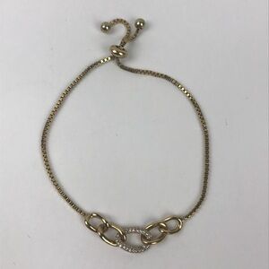 ❤️ CN Rhinestone Chain Link Danity Bracelet